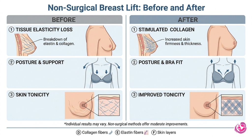 saggy tits before and after